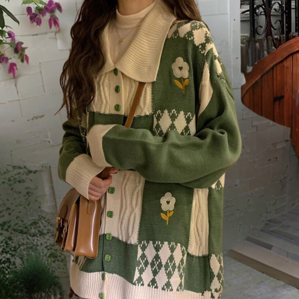 Celine - Elegant geruit vest voor dames